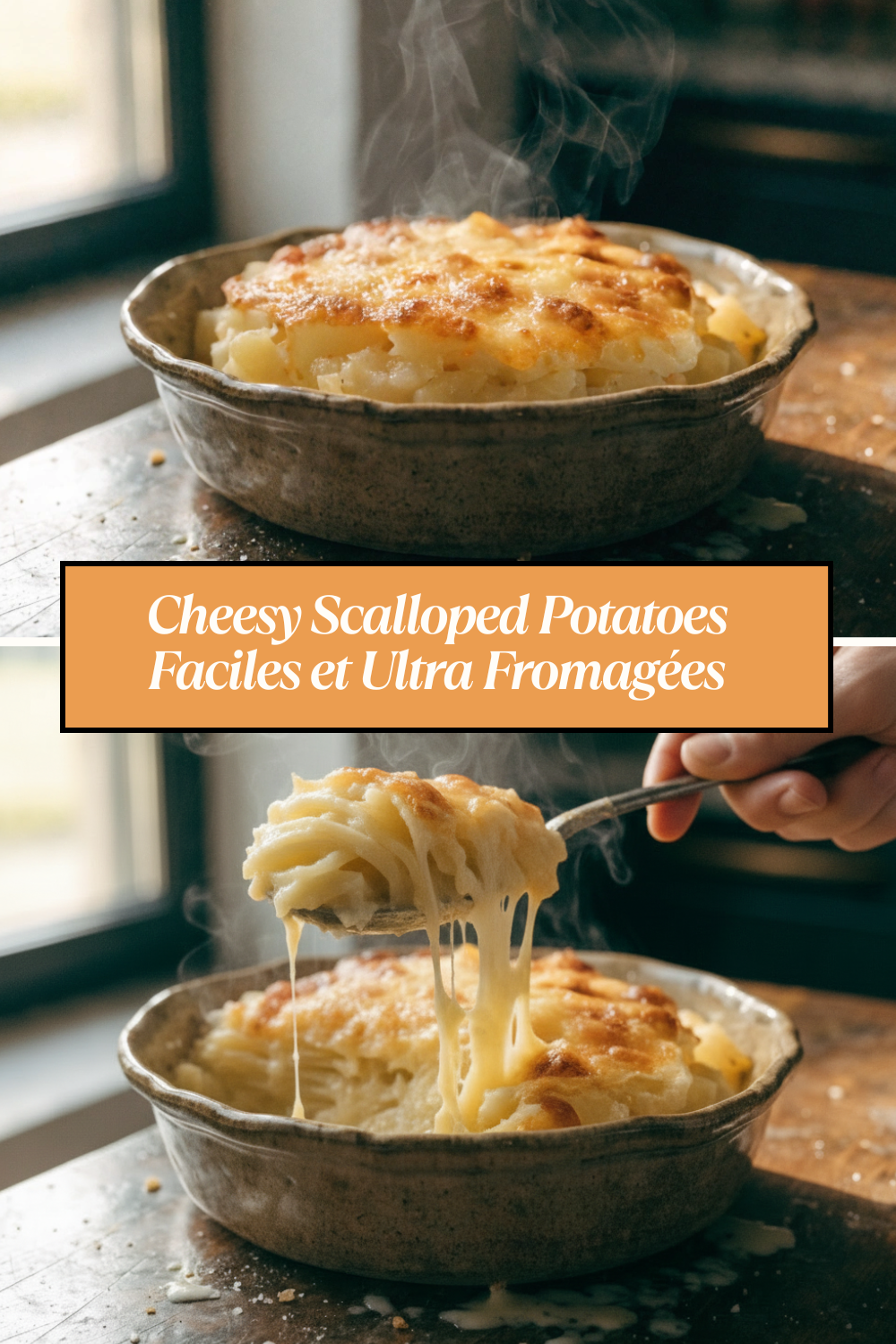 Cheesy Scalloped Potatoes (I Am Baker Style Copycat)