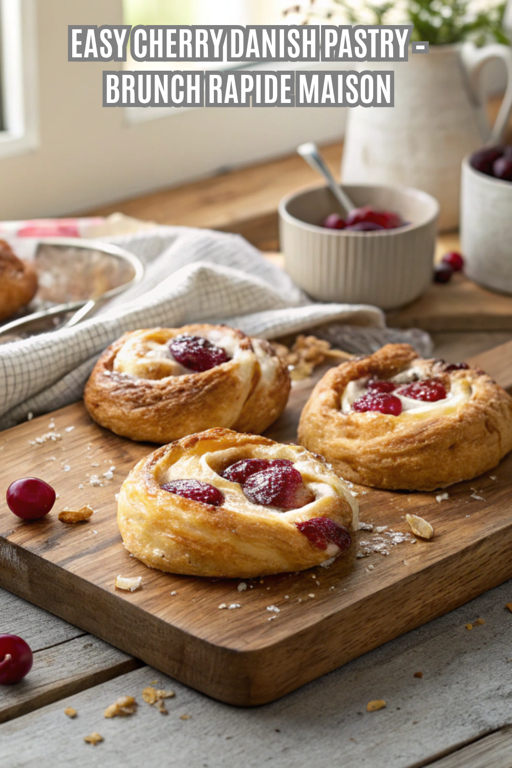 Easy Cherry Danish Pastry Delight – Brunch Facile et Rapide