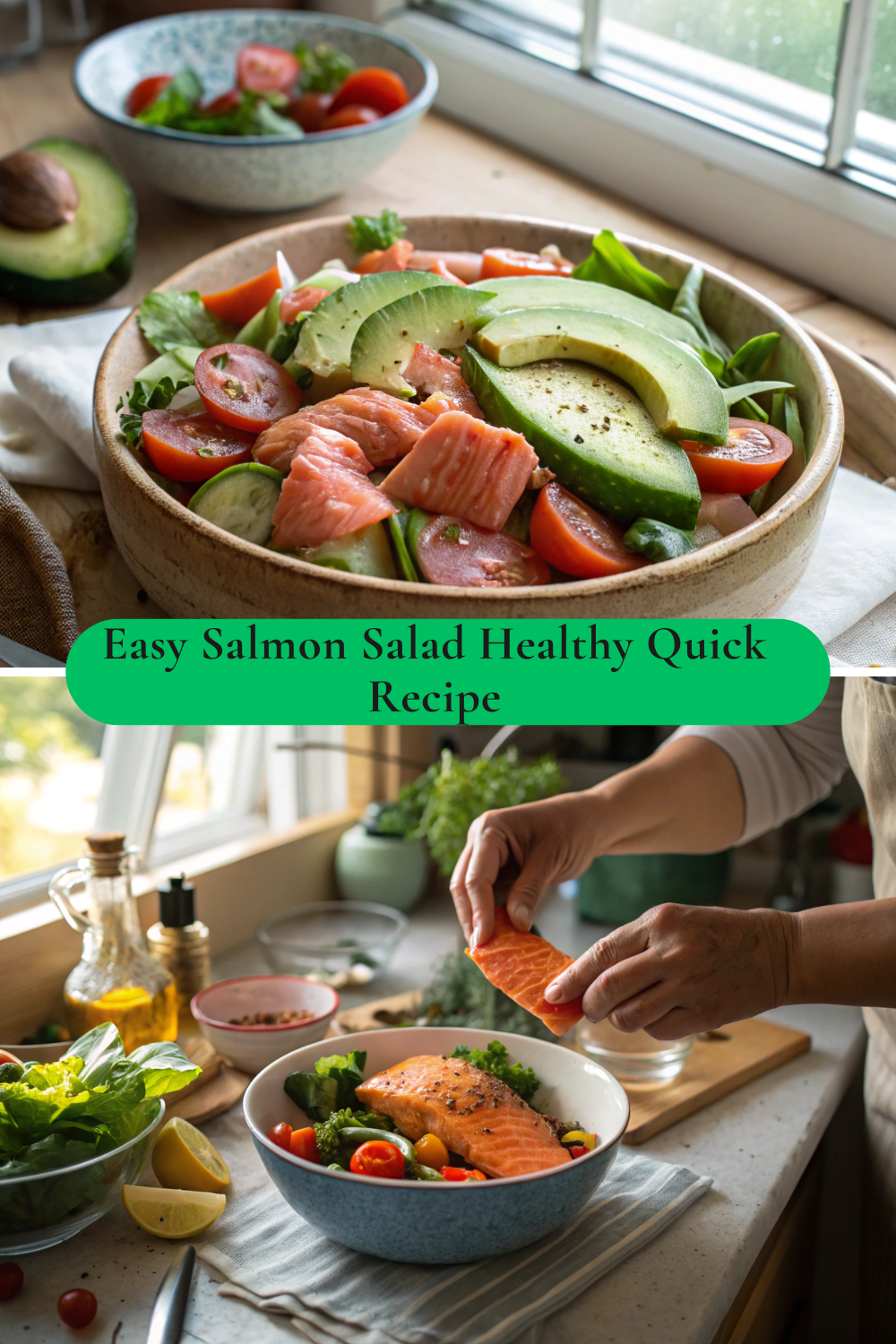 Easy Salmon Salad : la recette rapide que je fais quand je veux manger léger sans réfléchir