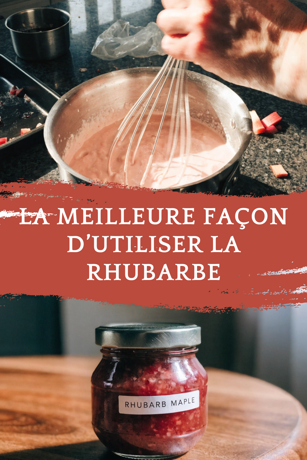 Easy Rhubarb Curd Facile et Crémeux Maison