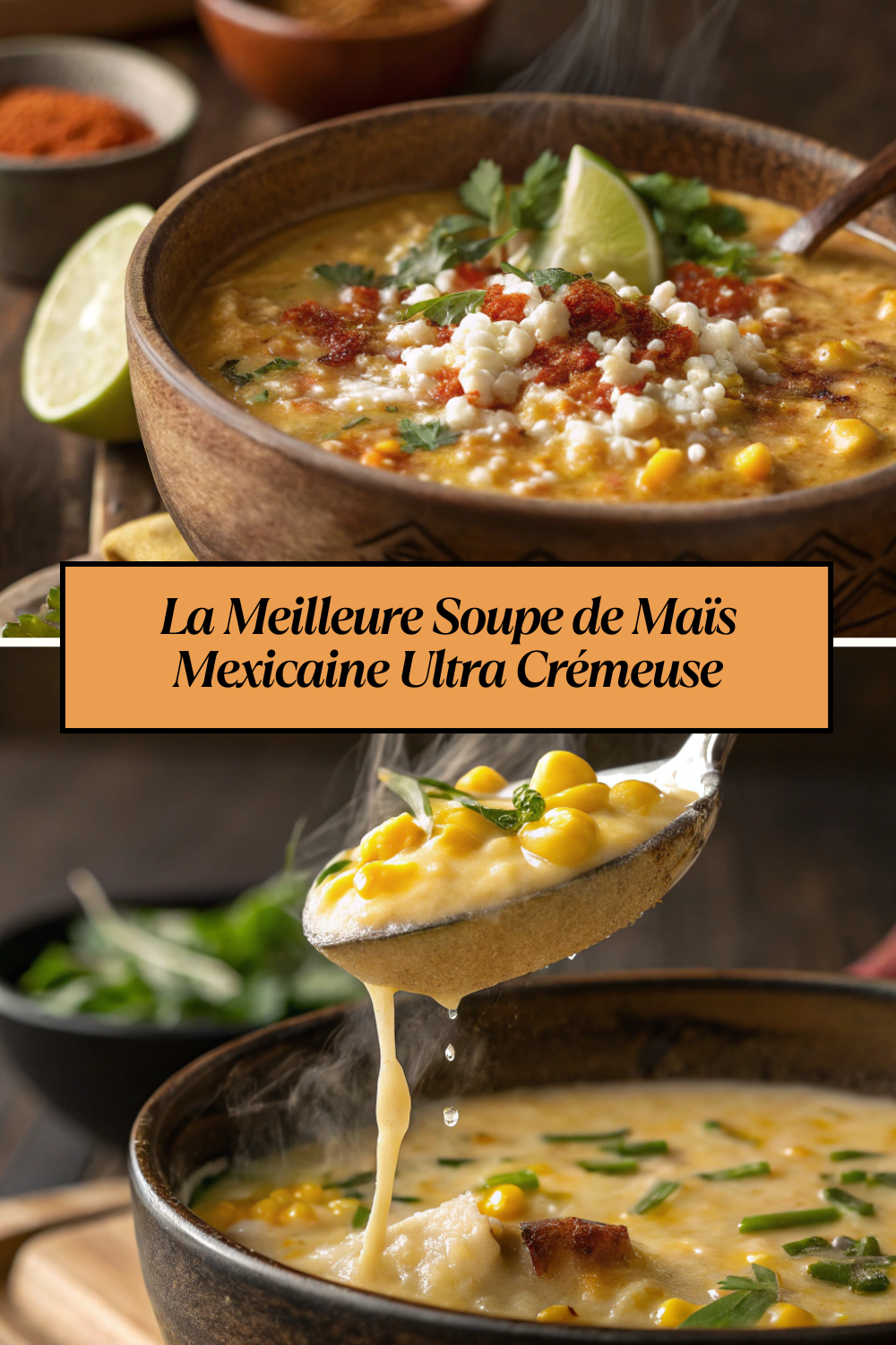 Mexican Street Corn Soup (Crockpot) – Soupe de Maïs à la Mexicaine