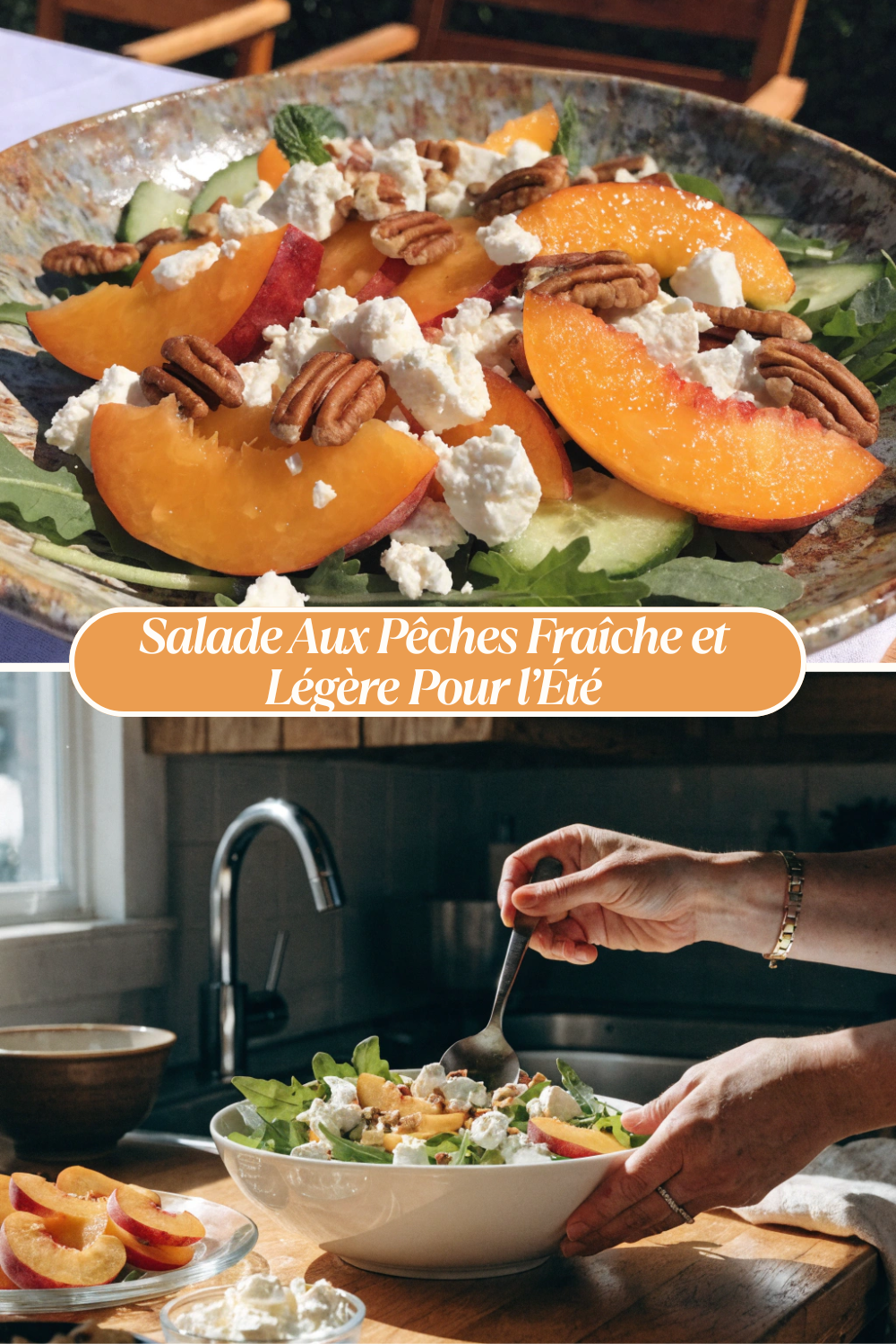 Salade Estivale aux Pêches Fraîche et Légère