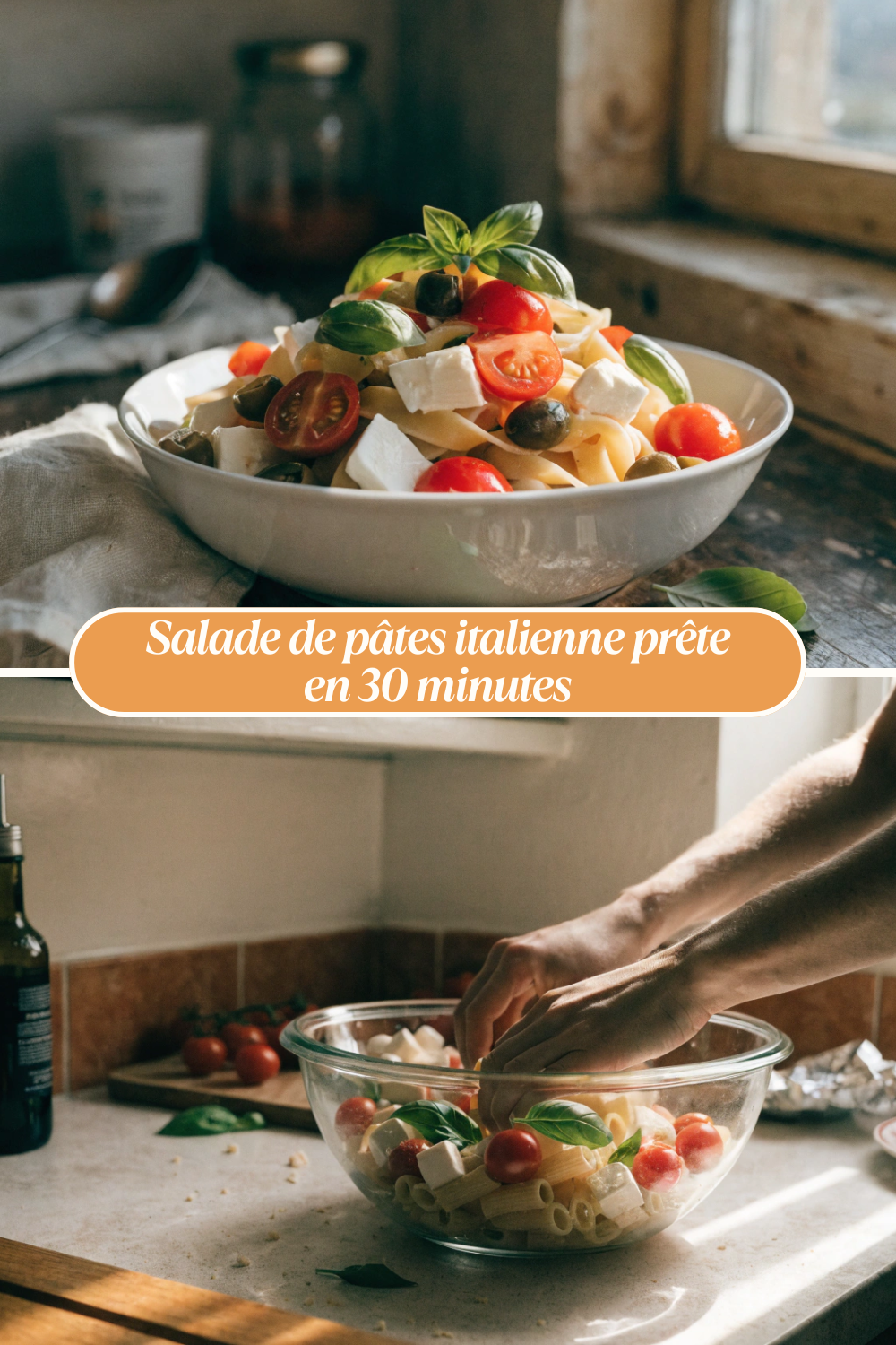 Salade de pâtes à l&rsquo;italienne facile et fraîche