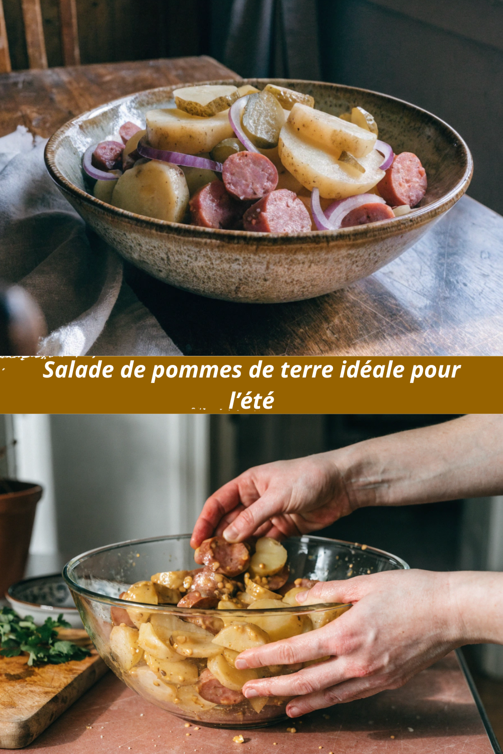 Salade de pommes de terre et cervelas facile