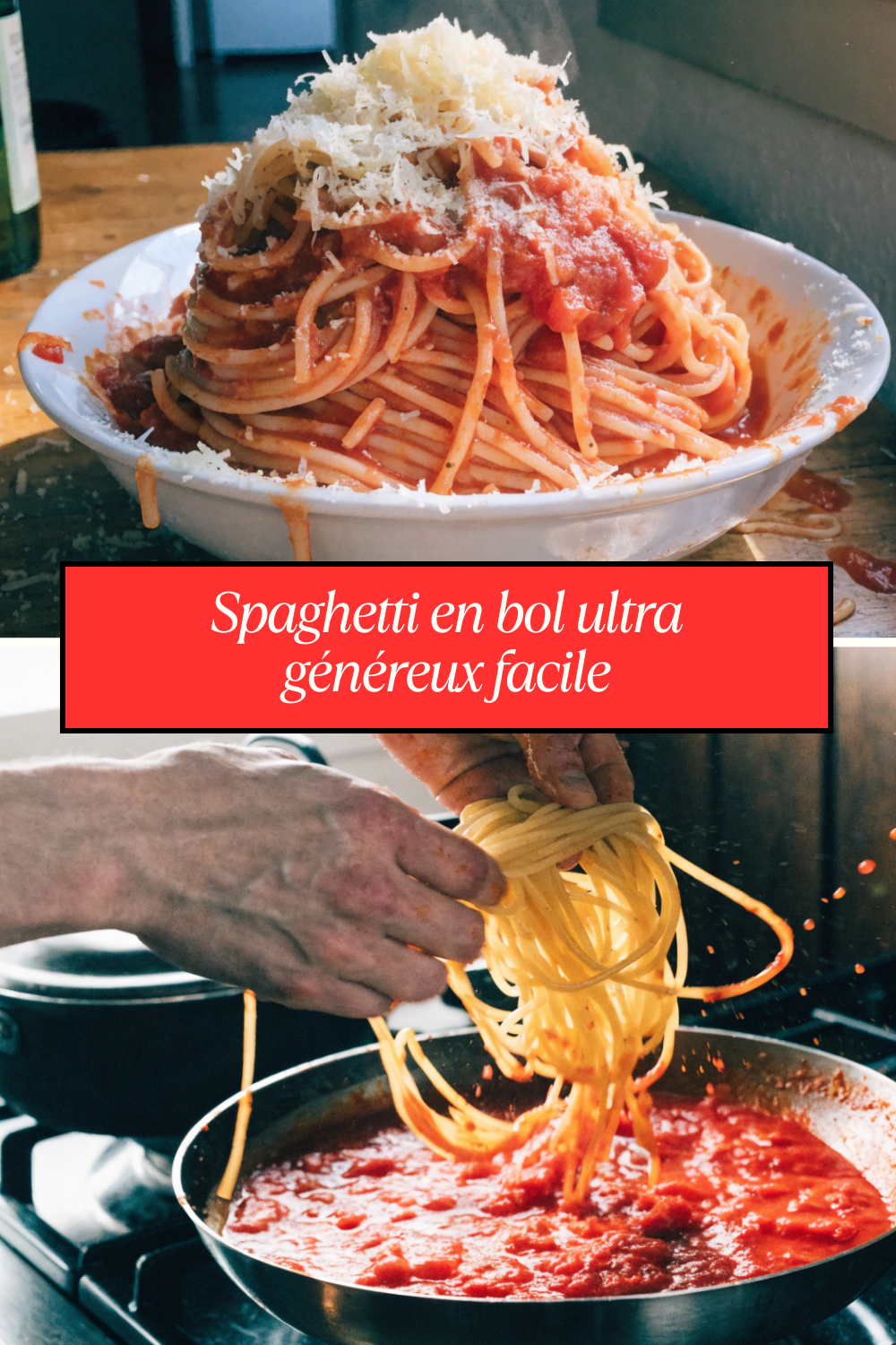 Spaghetti généreux en bol : le plat simple que je fais quand je veux un dîner sans prise de tête